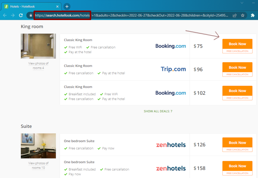 Room prices for Dubai Four Points on Hotellook.com