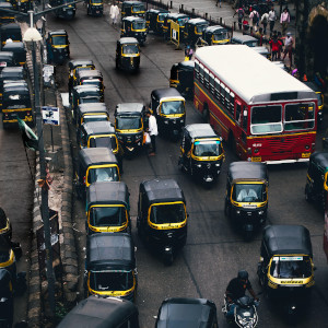 Mumbai Auto-Rickshaw Traffic